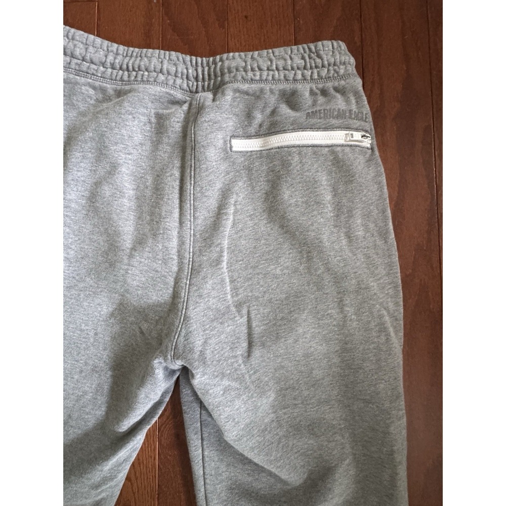 American Eagle Zip Pocket Jogger Sweatpants Gray Sz Small Athleisure - Picture 5 of 10